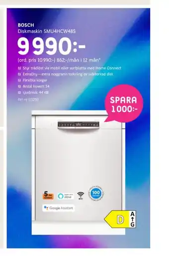 Elon Bosch diskmaskin erbjuda