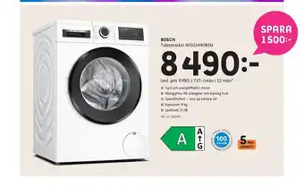 Elon Bosch tvättmaskin erbjuda