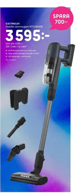 Elon Electrolux dammsugare erbjuda