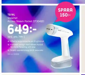 Tefal steamer
