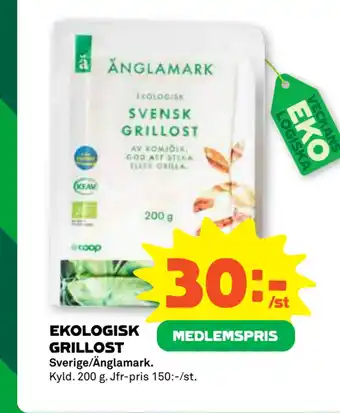 Stora Coop EKOLOGISK GRILLOST erbjuda