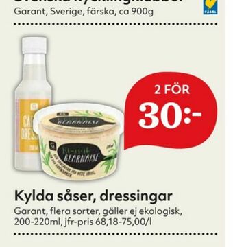 Hemköp Garant Såser kyld erbjuda