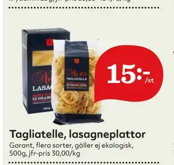 Hemköp Garant Lasagneplattor erbjuda