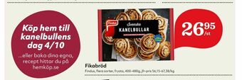 Hemköp Findus Bullar erbjuda