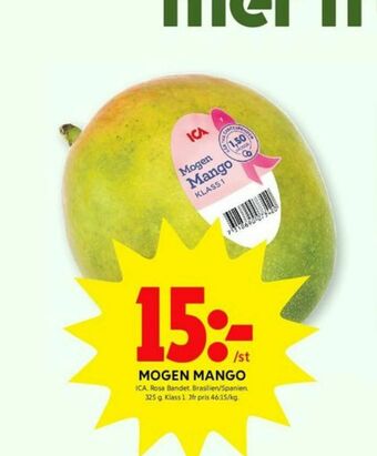 ICA Kvantum Mango erbjuda