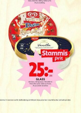 ICA Kvantum GB Signature Glass erbjuda