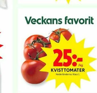 ICA Kvantum Tomater erbjuda