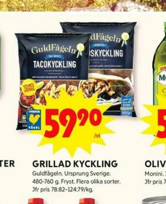 ICA Kvantum Guldfågeln Kycklingdelar erbjuda