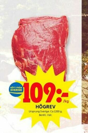 ICA Kvantum Högrev erbjuda
