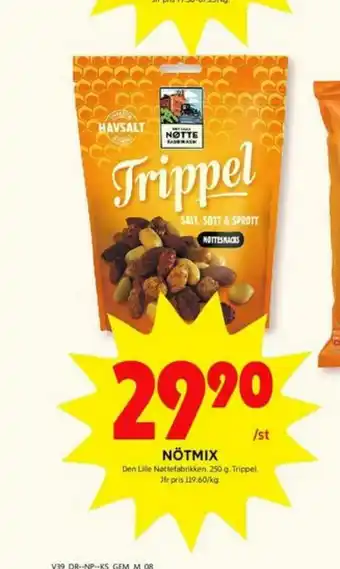 ICA Kvantum Den Lille Nöttefabriken Nötmix erbjuda