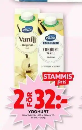 ICA Maxi Valio Eila Yoghurt erbjuda