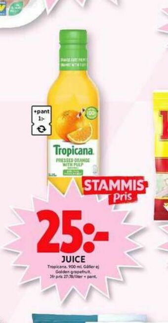 ICA Maxi Tropicana Juice erbjuda