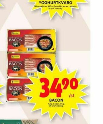 ICA Maxi Tulip Baconskivor erbjuda