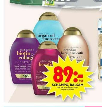ICA Maxi OGX Balsam erbjuda