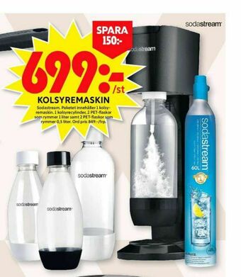 ICA Maxi Sodastream Kolsyremaskin erbjuda
