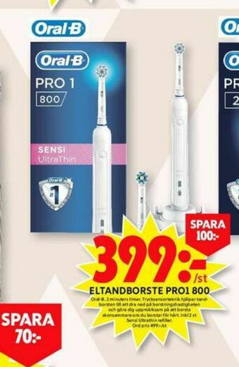 ICA Maxi Braun Oral-B Eltandborste erbjuda