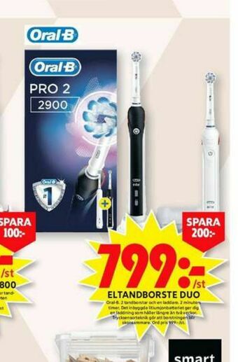 ICA Maxi Braun Oral-B Eltandborste erbjuda