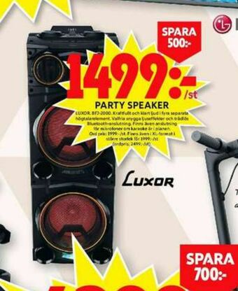 ICA Maxi Luxor Högtalare erbjuda