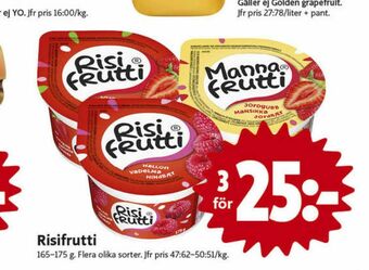 ICA Nära Mannafrutti Mellanmål erbjuda