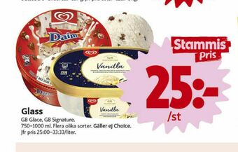ICA Nära GB Glace Glass erbjuda