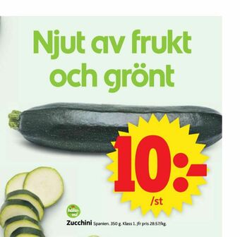 ICA Supermarket Zucchini erbjuda