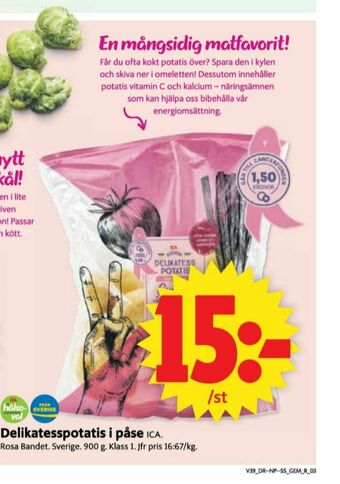ICA Supermarket ICA Potatis erbjuda
