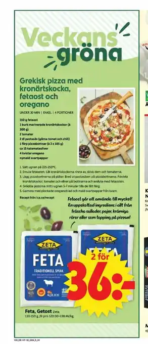 ICA Supermarket Zeta Getost erbjuda