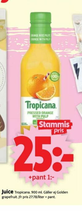 ICA Supermarket Tropicana Juice erbjuda