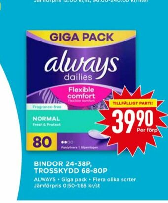 Willys Always Trosskydd erbjuda