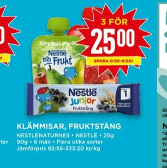 Nestlé Fruktstång