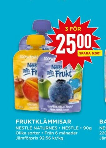 Willys Hemma Nestlé Barnmat erbjuda