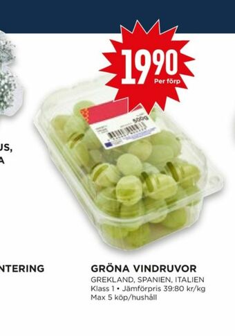 Willys Hemma Vindruvor erbjuda