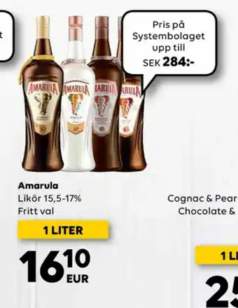 Border Shop Amarula Likör erbjuda