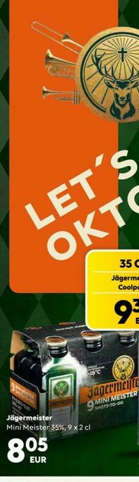 Border Shop Jägermeister Örtlikör erbjuda