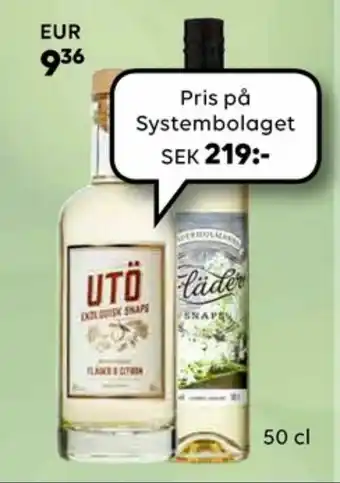 Border Shop Fläder Snaps erbjuda