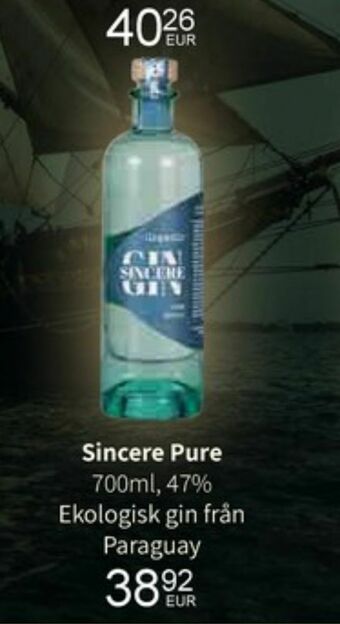 Border Shop Sincere Gin erbjuda