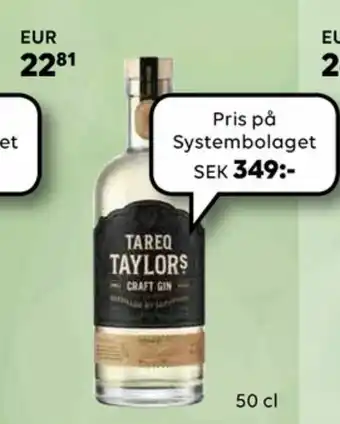 Border Shop Tareq Taylors Gin erbjuda