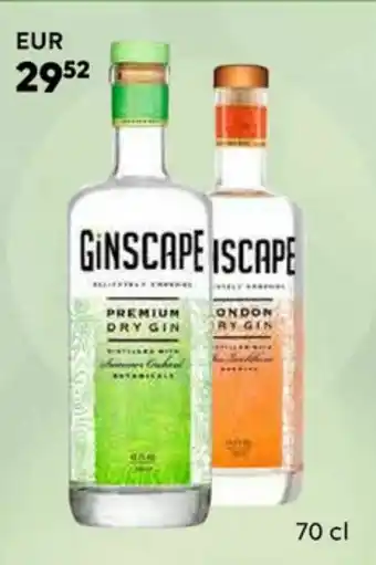 Border Shop Ginscape Gin erbjuda