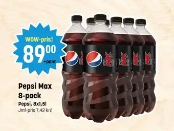 Eurocash Pepsi Max 8-pack erbjuda