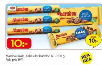 Bo Ohlsson Marabou chokladkaka bubbly mjölkchoklad erbjuda