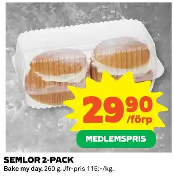 Coop SEMLOR 2-PACK erbjuda