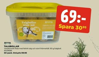 Jem&Fix Talgbollar erbjuda