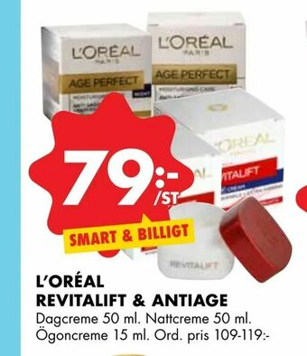 ÖoB L'oréal revitalift & antiage erbjuda