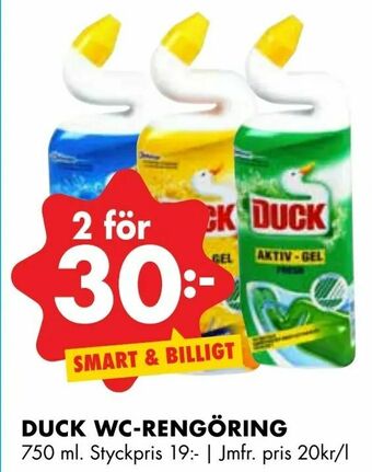 ÖoB Duck wc-rengöring erbjuda