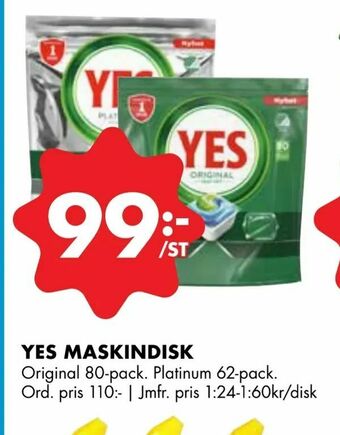 Yes maskindisk