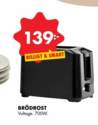 ÖoB Brödrost erbjuda