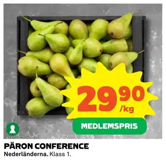 Coop PÄRON CONFERENCE erbjuda