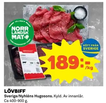 Coop LÖVBIFF erbjuda