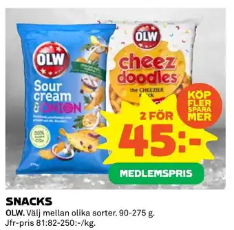 Coop SNACKS erbjuda