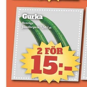 Bonum Matmarknad Gurka erbjuda